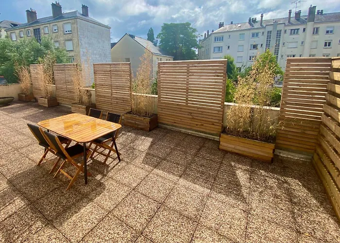 Appartement Spacious 2 Luxury Renovated Terrace Garage-madeleine Angers